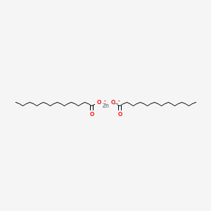 ZINC LAURATE structure, CAS 2452-01-9