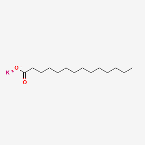 POTASSIUM MYRISTATE structure, CAS 13429-27-1