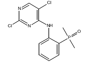 2,5-dichloro-N-(2-(diMethylphosphoryl)phenyl)pyriMidin-4-aMine structure, CAS 1197953-49-3