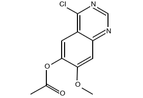 6-Quinazolinol, 4-chloro-7-ethoxy-, 6-acetate structure, CAS 451494-95-4