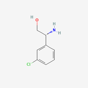 (R)-2-amino-2-(3-chlorophenyl)ethanol structure, CAS 926291-77-2