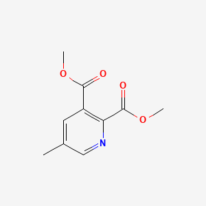 5-Methylpyridine-2,3-dicarboxylic acid dimethyl ester structure, CAS 112110-16-4