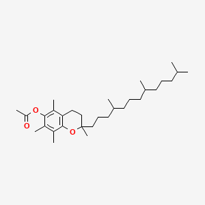 DL-ALPHA-TOCOPHEROL ACETATE structure, CAS 52225-20-4