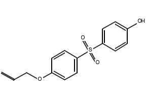 4-[[4-(2-Propenyloxy)phenyl]sulfonyl]phenol structure, CAS 97042-18-7