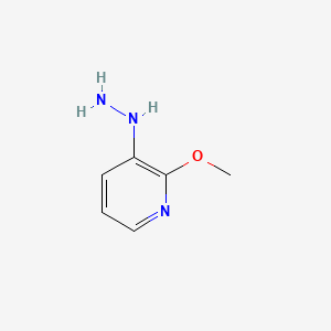 Pyridine, 3-hydrazino-2-methoxy- (9CI) structure, CAS 160590-38-5