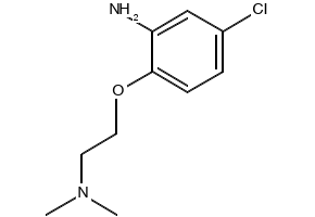 N-[2-(2-AMINO-4-CHLOROPHENOXY)ETHYL]-N,N-DIMETHYLAMINE structure, CAS 631862-75-4