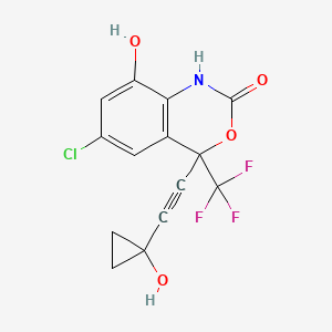 8,14-Dihydroxy Efavirenz structure, CAS 1189909-96-3
