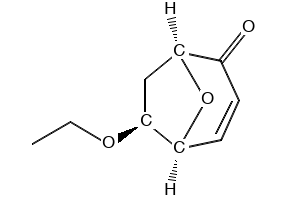 (+)-(1R,5S)-2-Oxabicyclo[3.3.0]oct-6-en-3-one structure, CAS 26054-46-6