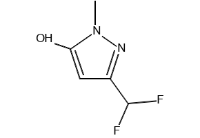 3-(Difluoromethyl)-1-Methyl-1H-pyrazol-5-ol structure, CAS 129922-58-3