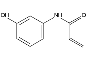 N-(3-hydroxyphenyl)acrylamide structure, CAS 13040-21-6