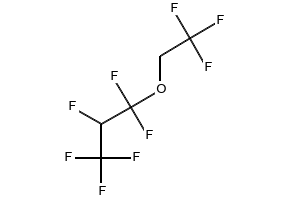 1,1,2,3,3,3-HEXAFLUOROPROPYL 2,2,2-TRIFLUOROETHYL ETHER structure, CAS 993-95-3