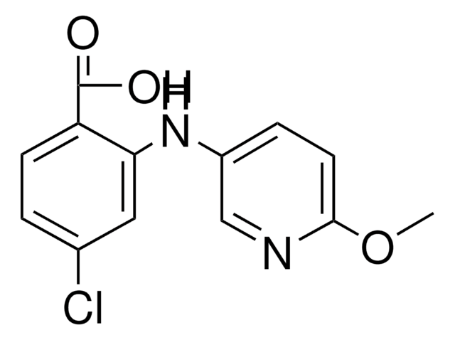 4-Chloro-2-[(6-methoxy-3-pyridinyl)amino] benzoic acid structure, CAS 6626-07-9