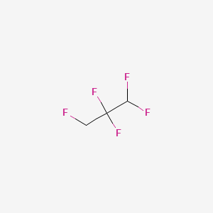 1,1,2,2,3-PENTAFLUOROPROPANE structure, CAS 679-86-7