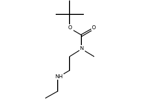 (2-EthylaMino-ethyl)-Methyl-carbaMic acid tert-butyl ester structure, CAS 1395890-07-9