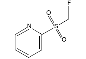 FluoroMethyl 2-pyridyl sulfone structure, CAS 1365765-53-2