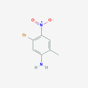 5-bromo-2-methyl-4-nitroaniline structure, CAS 2A-1173888