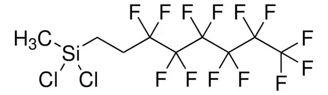 1H,1H,2H,2H-PERFLUOROOCTYLMETHYLDICHLOROSILANE structure, CAS 73609-36-6