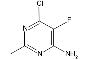 6-Chloro-5-fluoro-2-MethylpyriMidin-4-aMine structure, CAS 943006-45-9