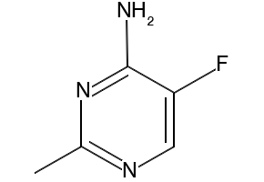5-Fluoro-2-MethylpyriMidin-4-aMine structure, CAS 1416372-67-2