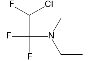 (2-CHLORO-1,1,2-TRIFLUOROETHYL)DIETHYLAMINE structure, CAS 357-83-5