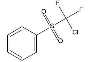 ChlorodifluoroMethyl phenyl sulfone structure, CAS 930836-30-9