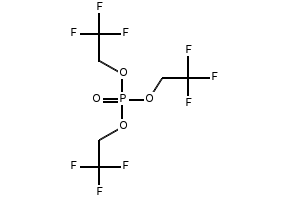 TRIS(2,2,2-TRIFLUOROETHYL)PHOSPHATE structure, CAS 358-63-4