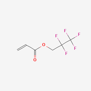 2,2,3,3,3-PENTAFLUOROPROPYL ACRYLATE structure, CAS 356-86-5