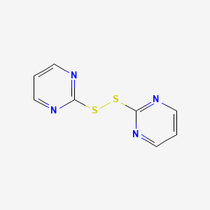 DIPYRIMIDIN-2-YL DISULPHIDE structure, CAS 15718-46-4