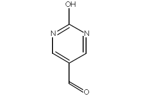 5-Pyrimidinecarboxaldehyde, 1,2-dihydro-2-oxo- (9CI) structure, CAS 166757-62-6