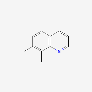 7,8-DiMethylquinoline structure, CAS 20668-35-3
