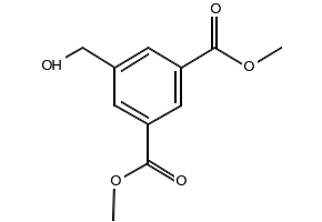 1,3-Benzenedicarboxylic acid, 5-(hydroxyMethyl)-, 1,3-diMethyl ester structure, CAS 109862-53-5