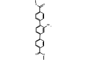dimethyl 2'-amino-1,1':4,1''-terphenyl-4,4''-dicarboxylate structure, CAS 1312703-30-2