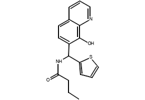 PropanaMide, N-[(8-hydroxy-7-quinolinyl)phenylMethyl]-2-Methyl structure, CAS 332173-87-2