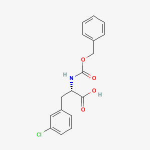 Cbz-L-Phe(3-Cl)-OH structure, CAS 1270296-41-7
