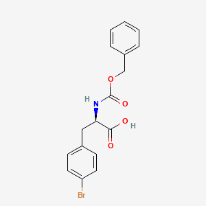 Cbz-4-Bromo-D-Phenylalanine structure, CAS 1100357-99-0