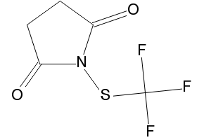 1-[(trifluoromethyl)thio]-2,5-Pyrrolidinedione structure, CAS 183267-04-1