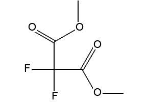 DIMETHYL DIFLUOROMALONATE structure, CAS 379-95-3