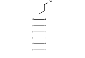 3-(PERFLUOROHEXYL)PROPANOL structure, CAS 80806-68-4