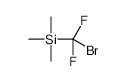 TriMethyl(broModifluoroMethyl)silane structure, CAS 115262-01-6