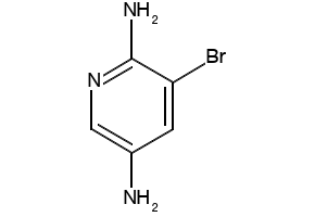 3-bromopyridine-2,5-diamine structure, CAS 896160-69-3