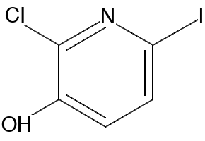 2-chloro-6-iodopyridin-3-ol structure, CAS 185220-68-2