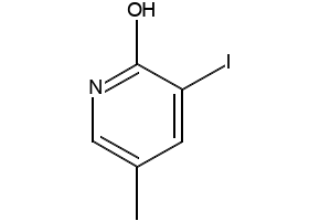 3-iodo-5-methyl-1H-pyridin-2-one structure, CAS 313678-93-2