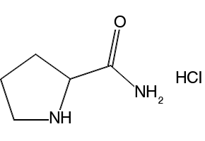 H-D-PRO-NH2 HCL structure, CAS 50894-62-7