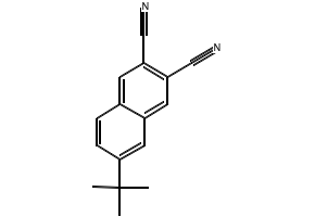 6-TERT-BUTYL-2,3-NAPHTHALENEDICARBONITRILE structure, CAS 32703-82-5