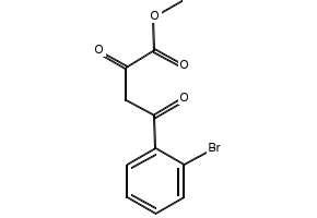 Methyl 4-(2-broMophenyl)-2,4-dioxobutanoate structure, CAS 1035235-10-9