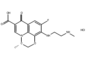 Levofloxacin Related CoMpound E structure, CAS 1346603-62-0