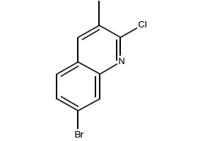 7-Bromo-2-methylquinoline-3-carboxylicacid structure, CAS 610277-19-5