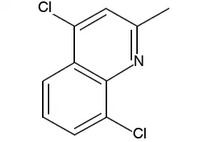 4,8-Dchloro-2-methyl-quinoline structure, CAS 75896-69-4