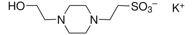 potassium;2-[4-(2-hydroxyethyl)piperazin-1-yl]ethanesulfonate structure, CAS 82207-62-3