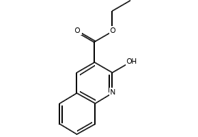 ethyl 2-oxo-1H-quinoline-3-carboxylate structure, CAS 85870-47-9